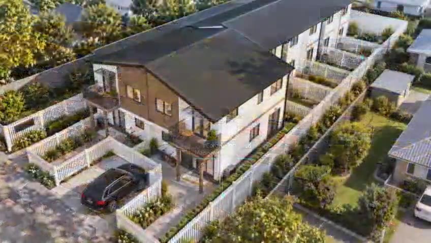 Aerial view of 114 Coronation Road